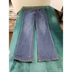 Polo Ralph Lauren Jeans Size 8 Womens Blue Pants Stretch Mid Rise Straight